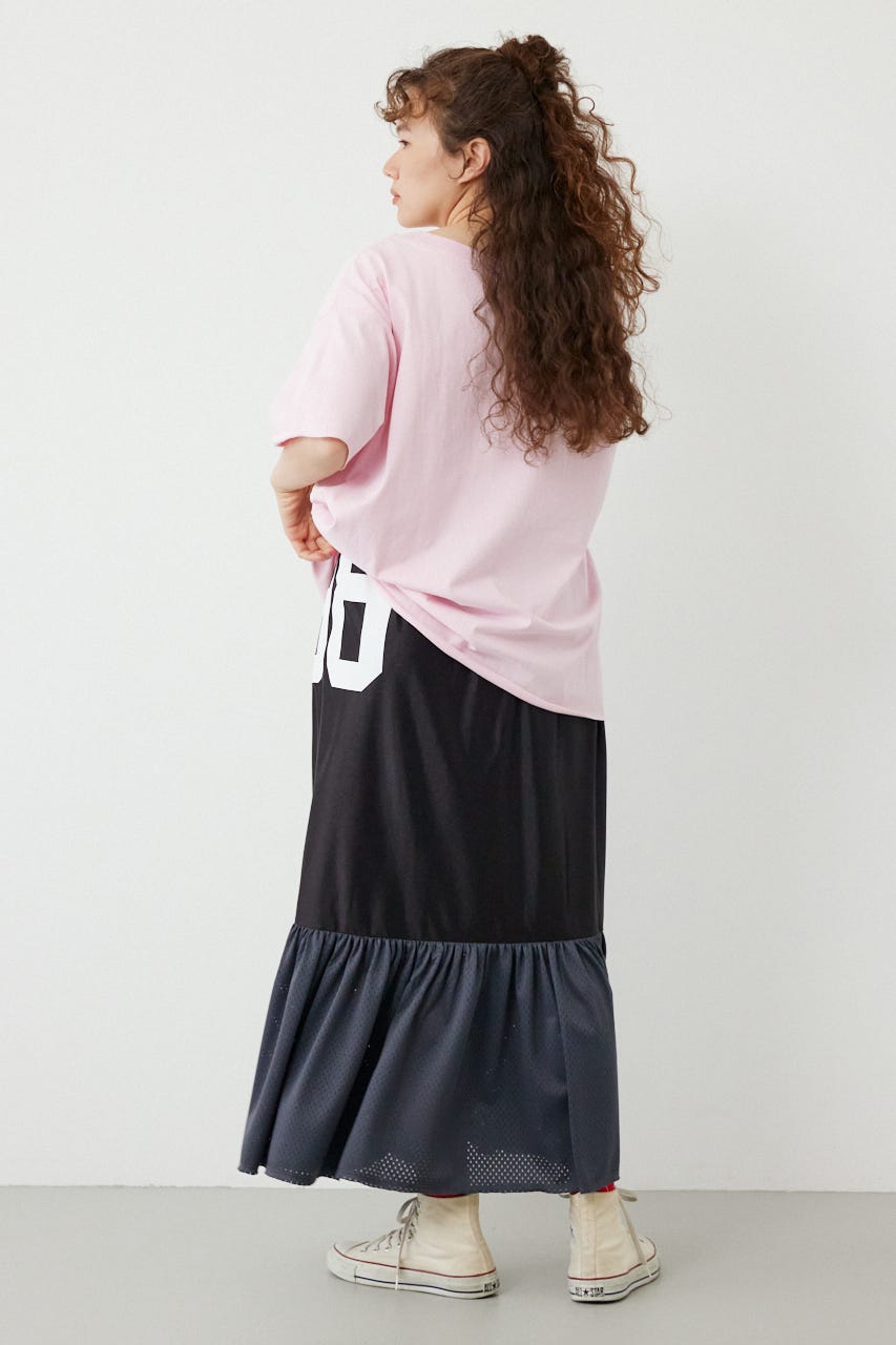 リメイク GAMEティアードスカート BLK FREE