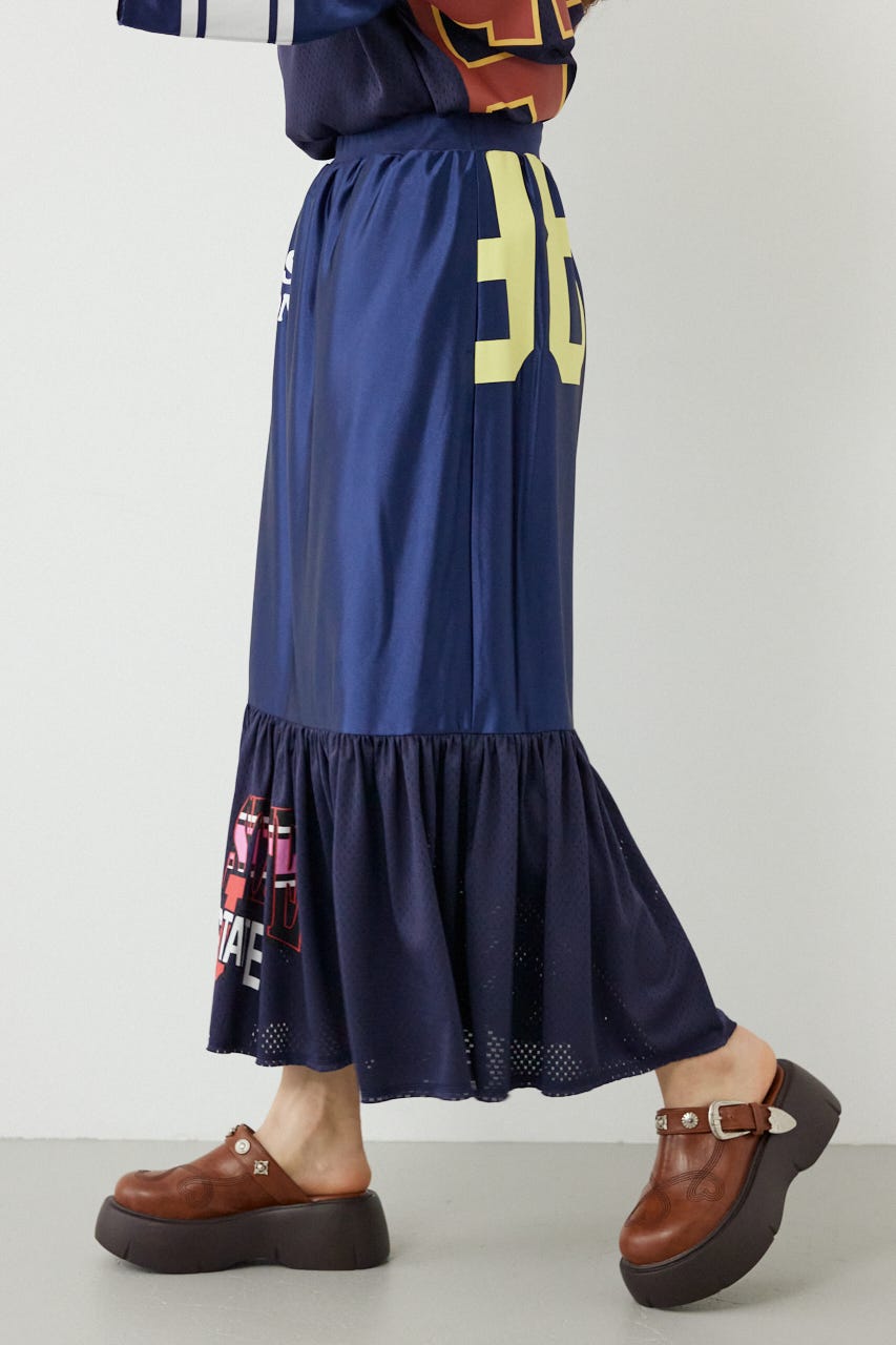 リメイク GAMEティアードスカート NVY FREE