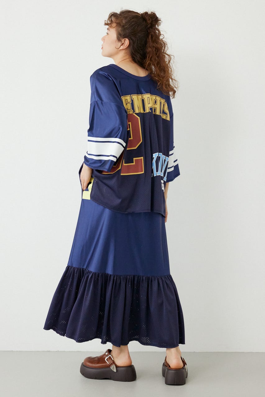 リメイク GAMEティアードスカート NVY FREE