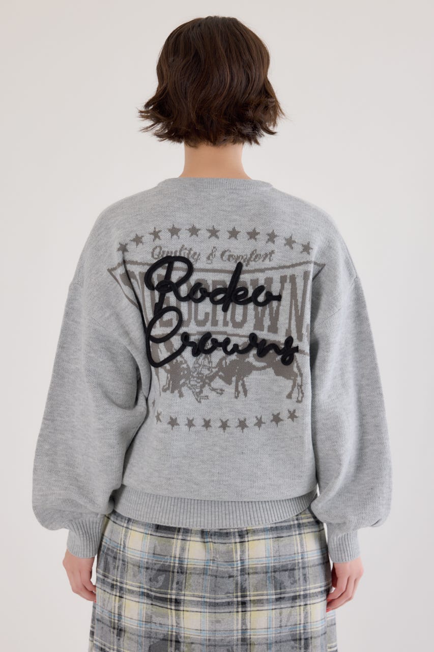 ロープロゴニットトップス L/T.GRY FREE