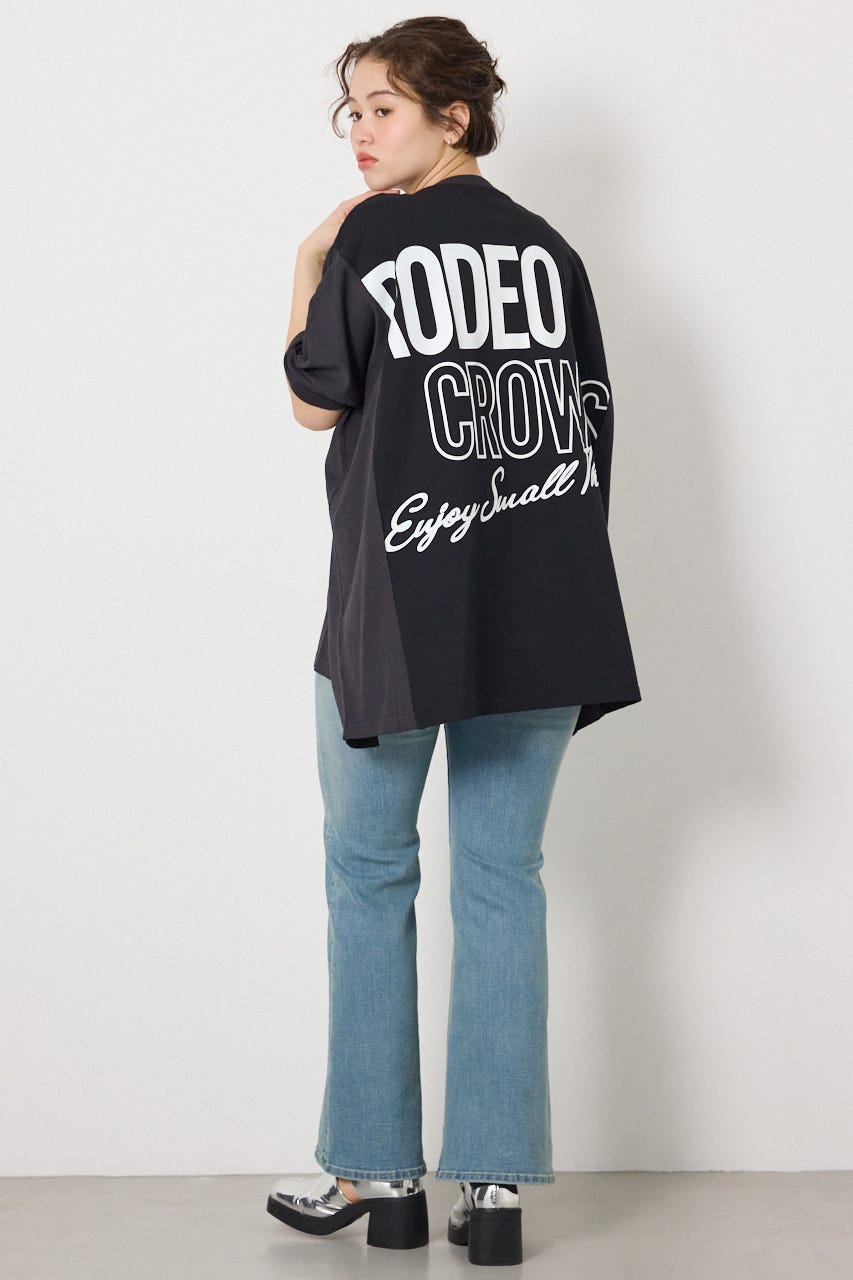 ドッキングドルマンビッグニットトップス C.GRY FREE