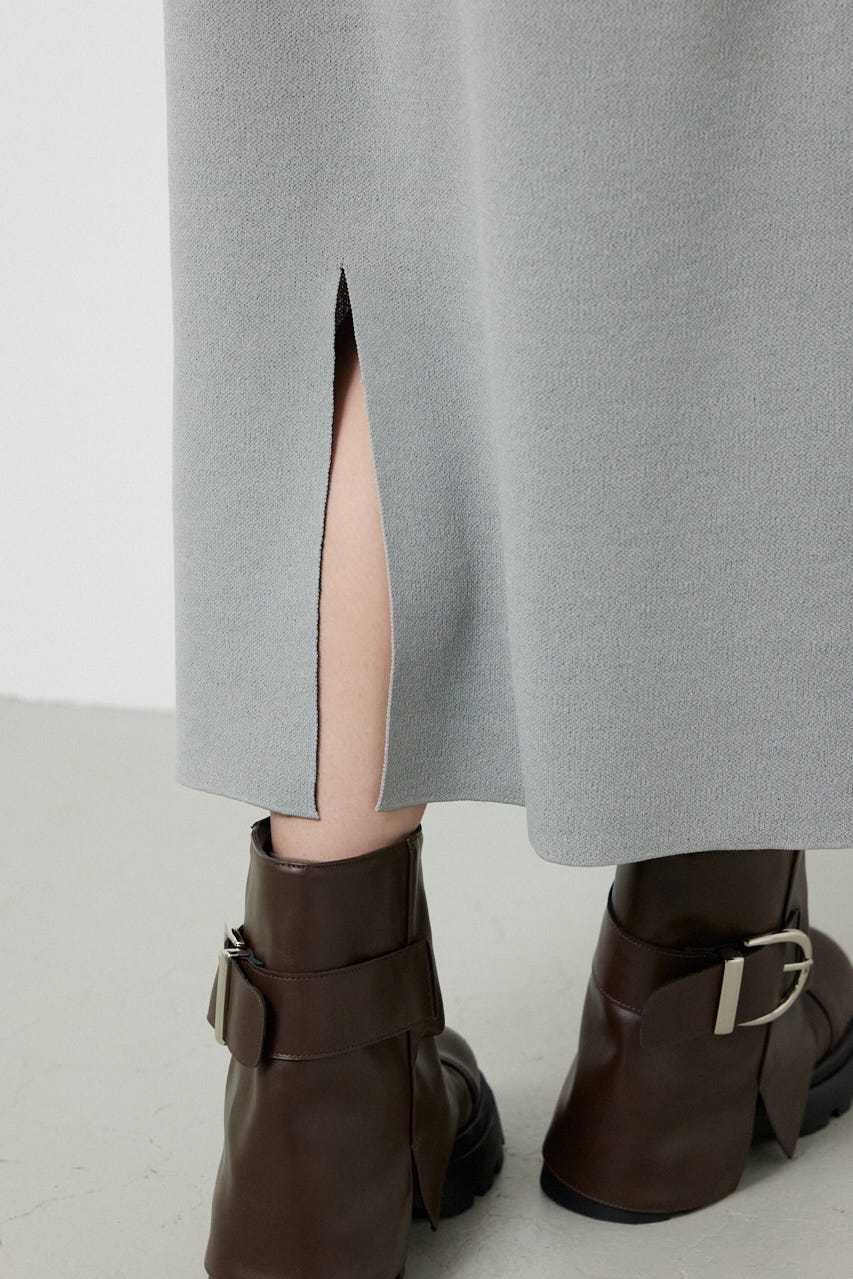 マキシロゴニットワンピース L/T.GRY FREE