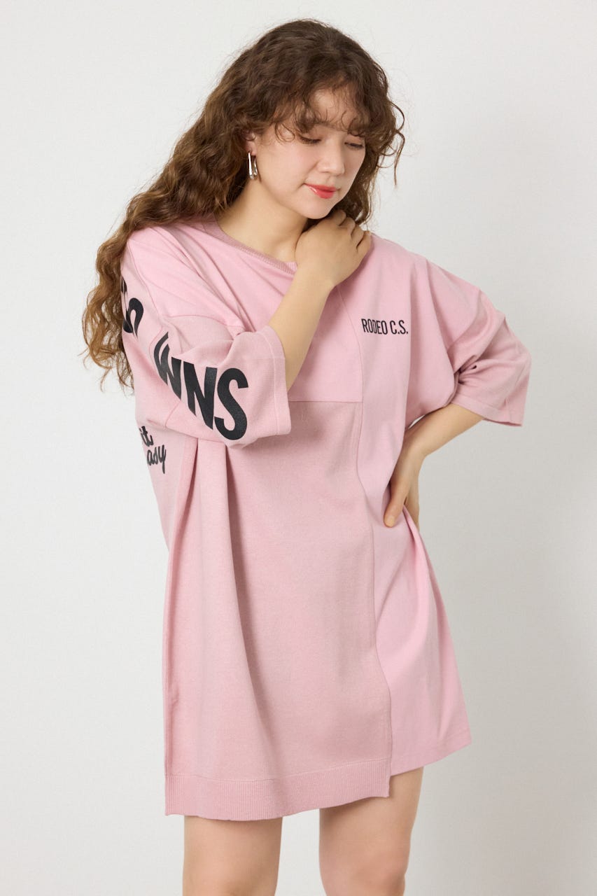 ランダムコンビニットワンピース L/PNK FREE