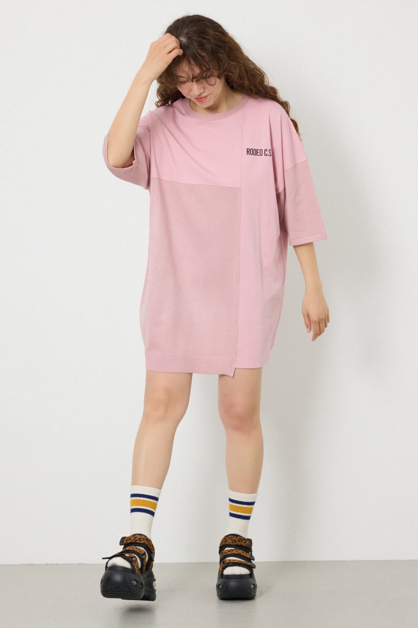 ランダムコンビニットワンピース L/PNK FREE