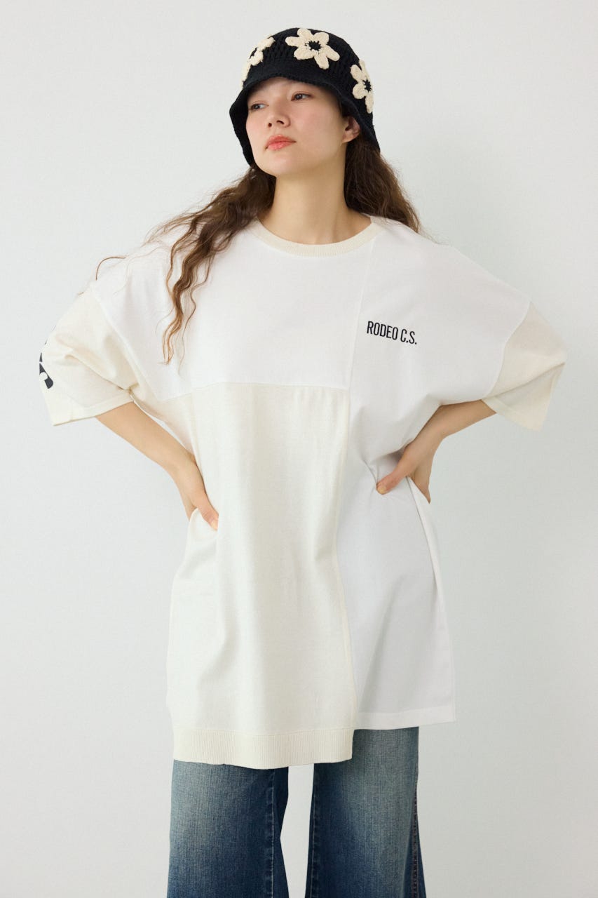 ランダムコンビニットワンピース O/WHT FREE