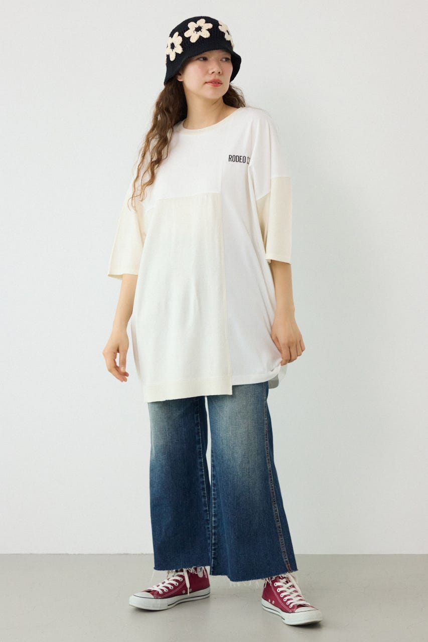 ランダムコンビニットワンピース O/WHT FREE