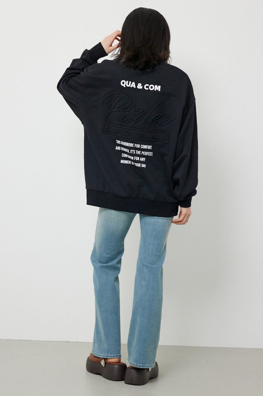 エンボススターロゴスウェットトップス BLK FREE