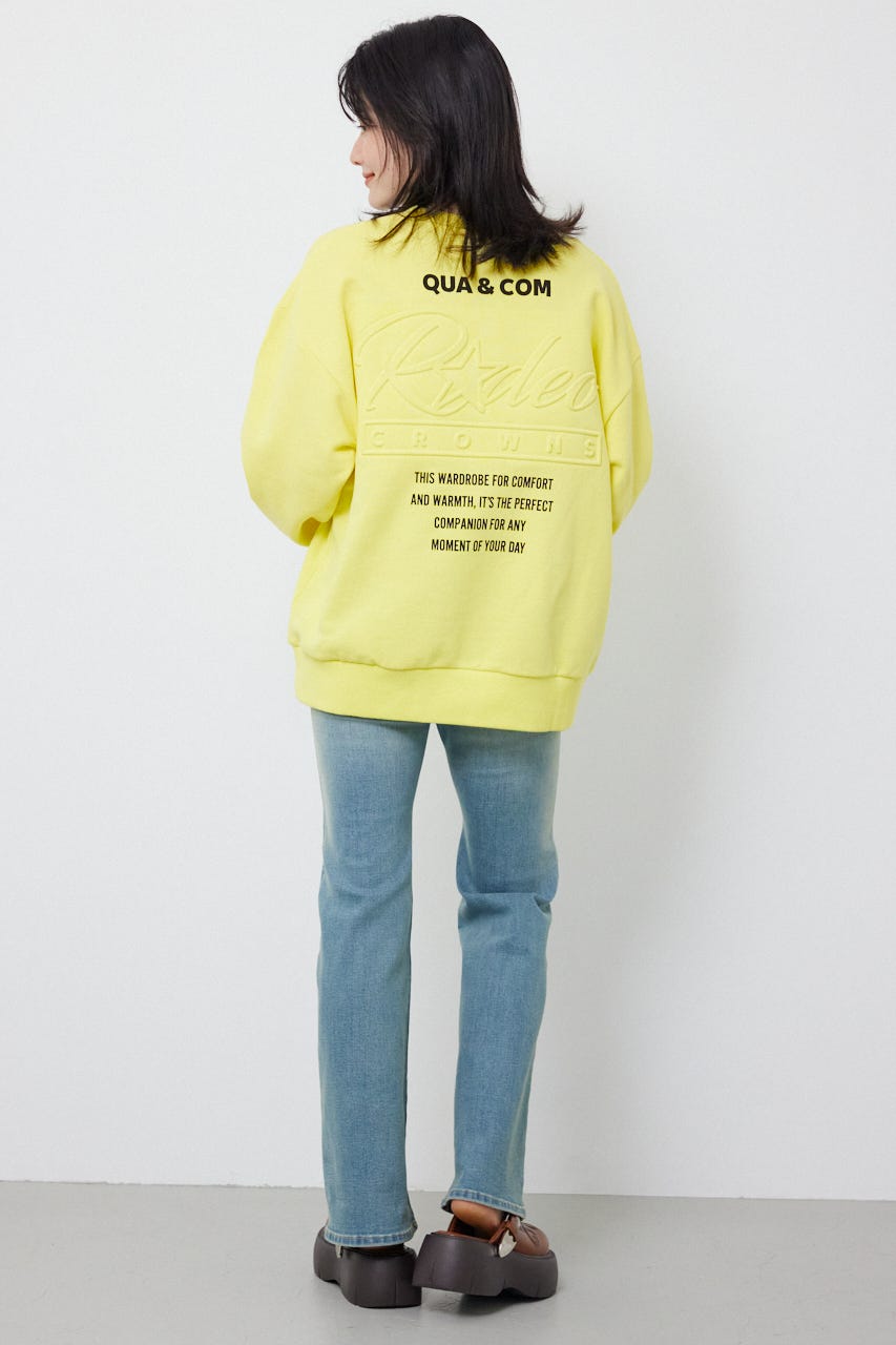 エンボススターロゴスウェットトップス L/YEL FREE