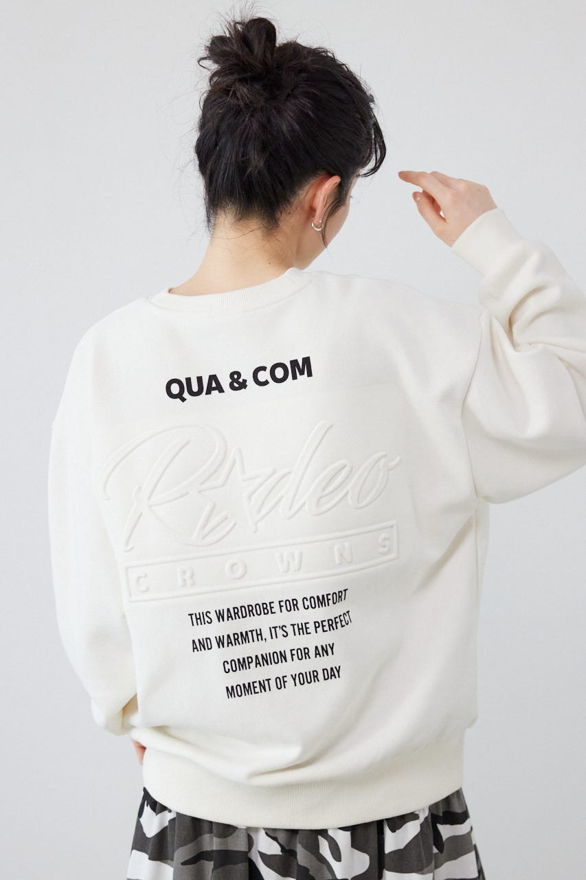 エンボススターロゴスウェットトップス O/WHT FREE