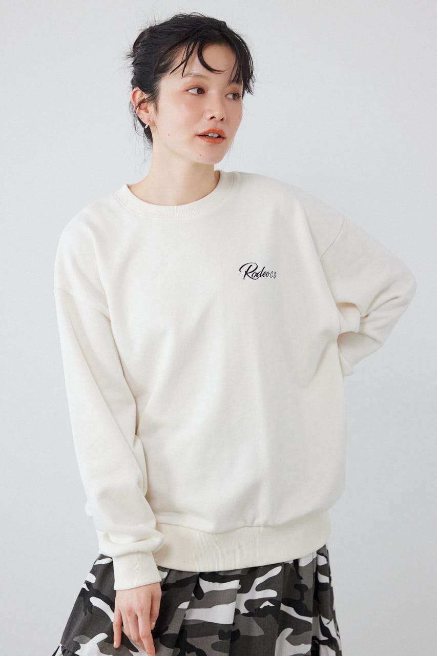 エンボススターロゴスウェットトップス O/WHT FREE