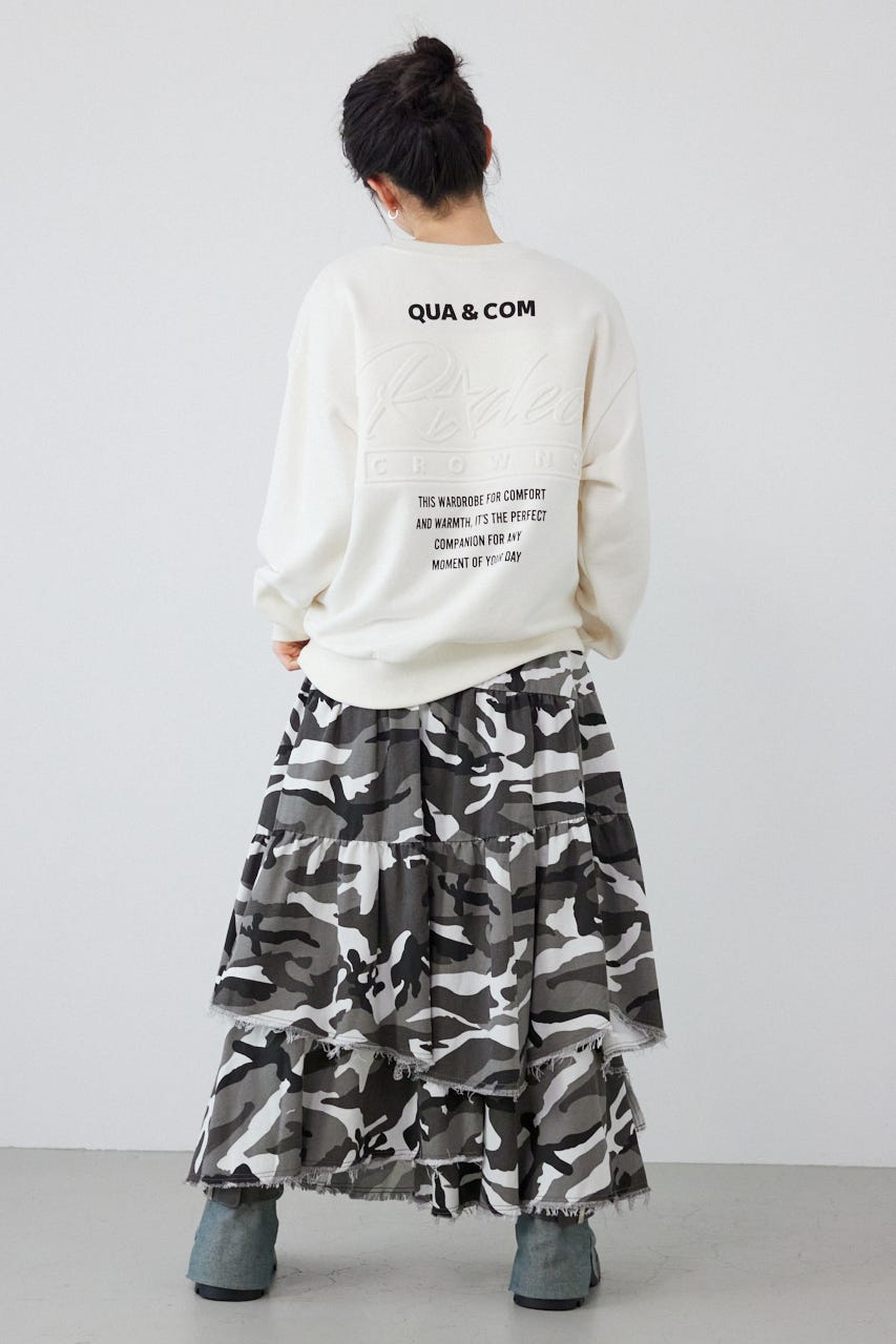 エンボススターロゴスウェットトップス O/WHT FREE