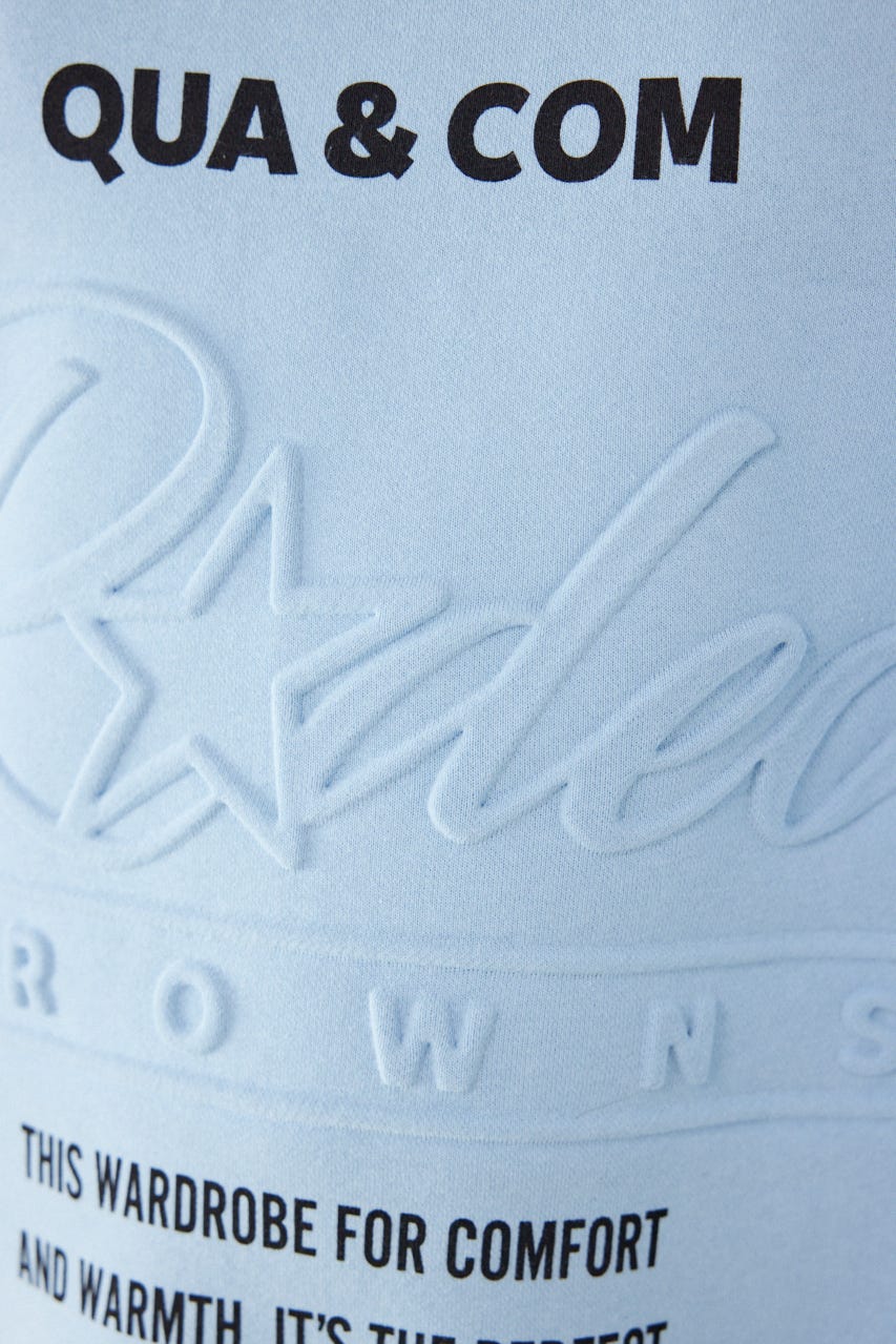 エンボススターロゴスウェットトップス SAX FREE