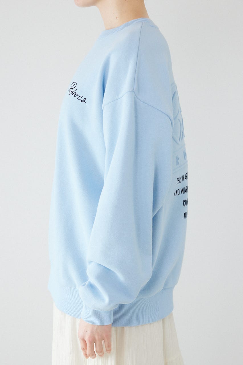 エンボススターロゴスウェットトップス SAX FREE