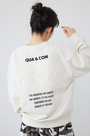 エンボススターロゴスウェットトップス