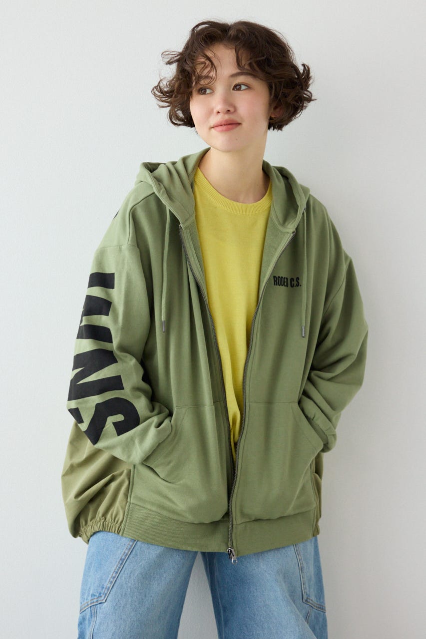 【SS先行アイテム】ドッキングロゴZIPパーカー KHA FREE