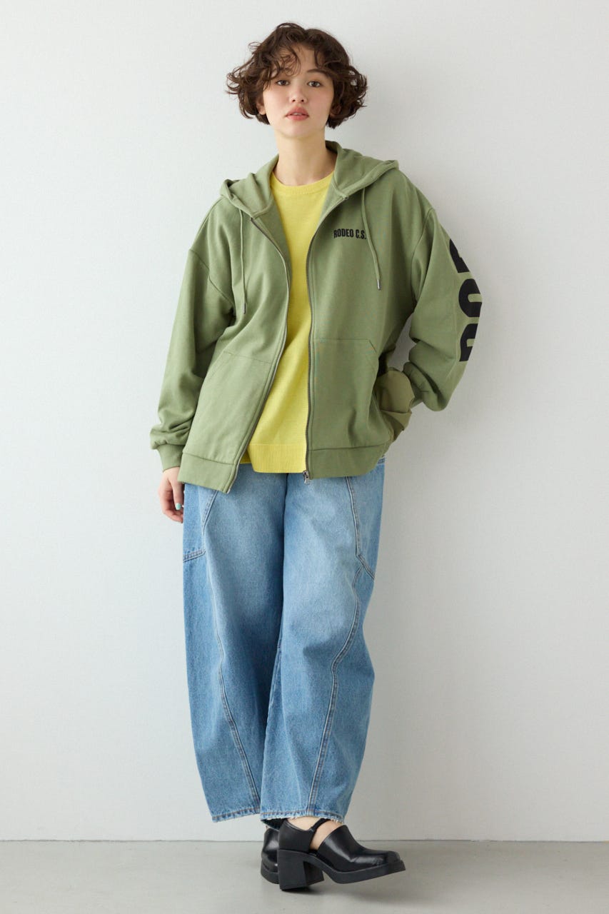 【SS先行アイテム】ドッキングロゴZIPパーカー KHA FREE