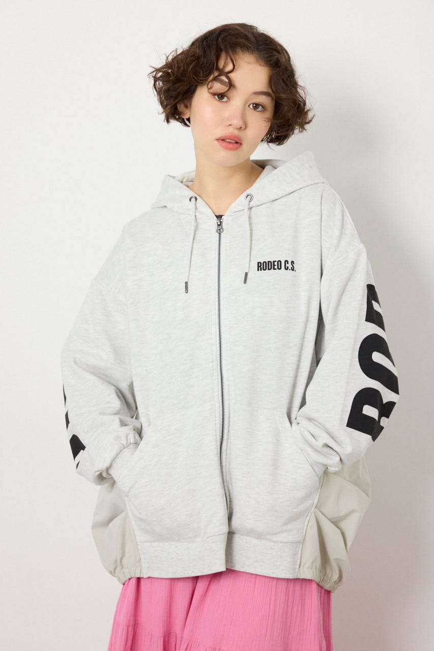 【SS先行アイテム】ドッキングロゴZIPパーカー L/T.GRY FREE