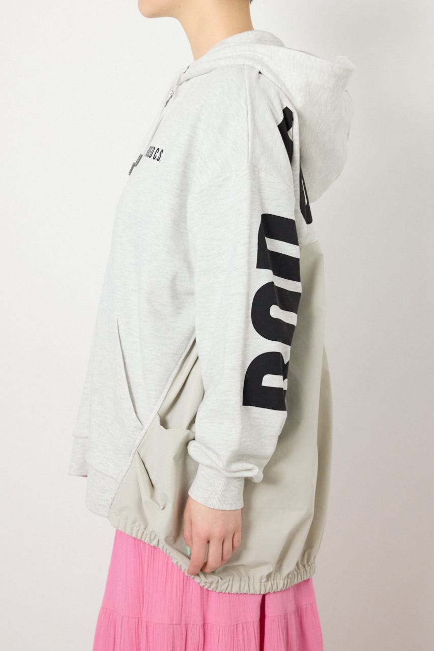 【SS先行アイテム】ドッキングロゴZIPパーカー L/T.GRY FREE