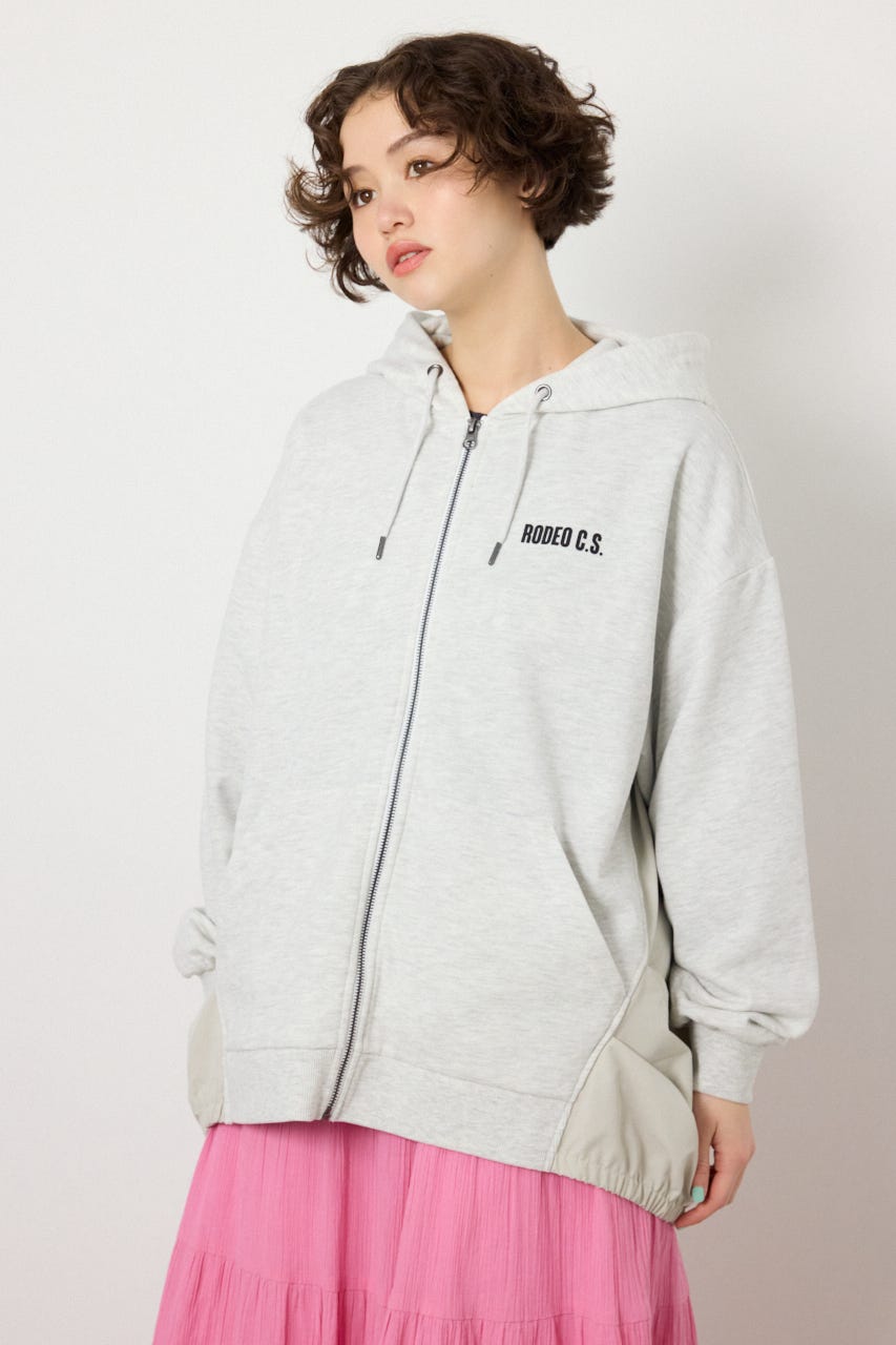 【SS先行アイテム】ドッキングロゴZIPパーカー L/T.GRY FREE