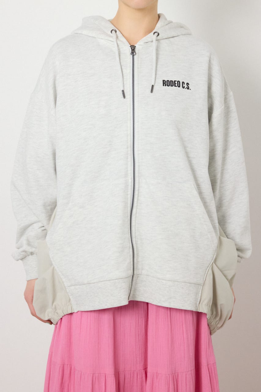 【SS先行アイテム】ドッキングロゴZIPパーカー L/T.GRY FREE