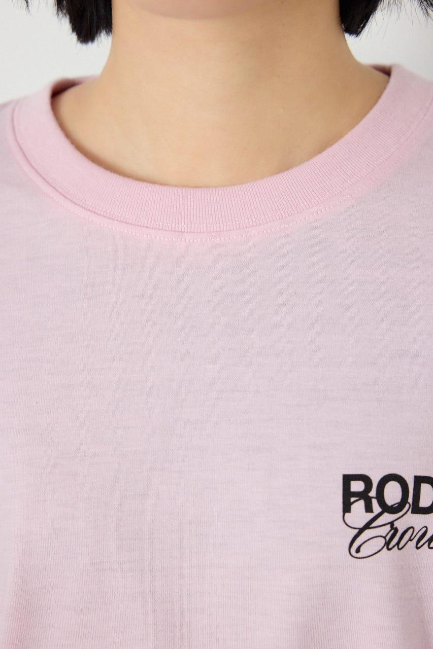 【SS先行アイテム】パッチデザインロングスリーブ Tシャツ L/PNK FREE