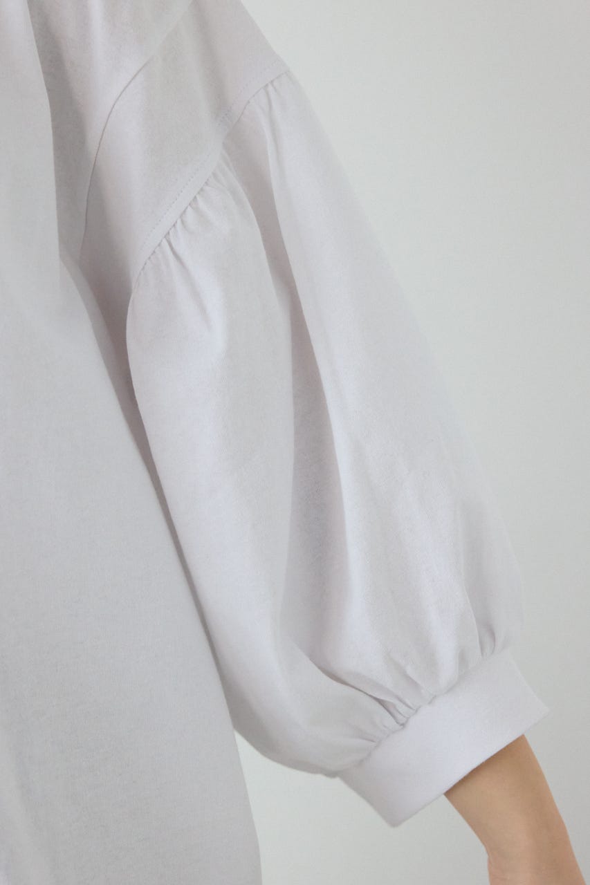 Various バルーンスリーブTシャツ O/WHT FREE