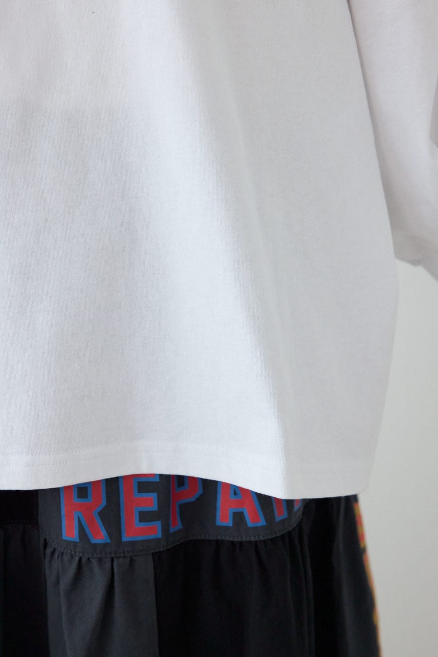 Various バルーンスリーブTシャツ O/WHT FREE