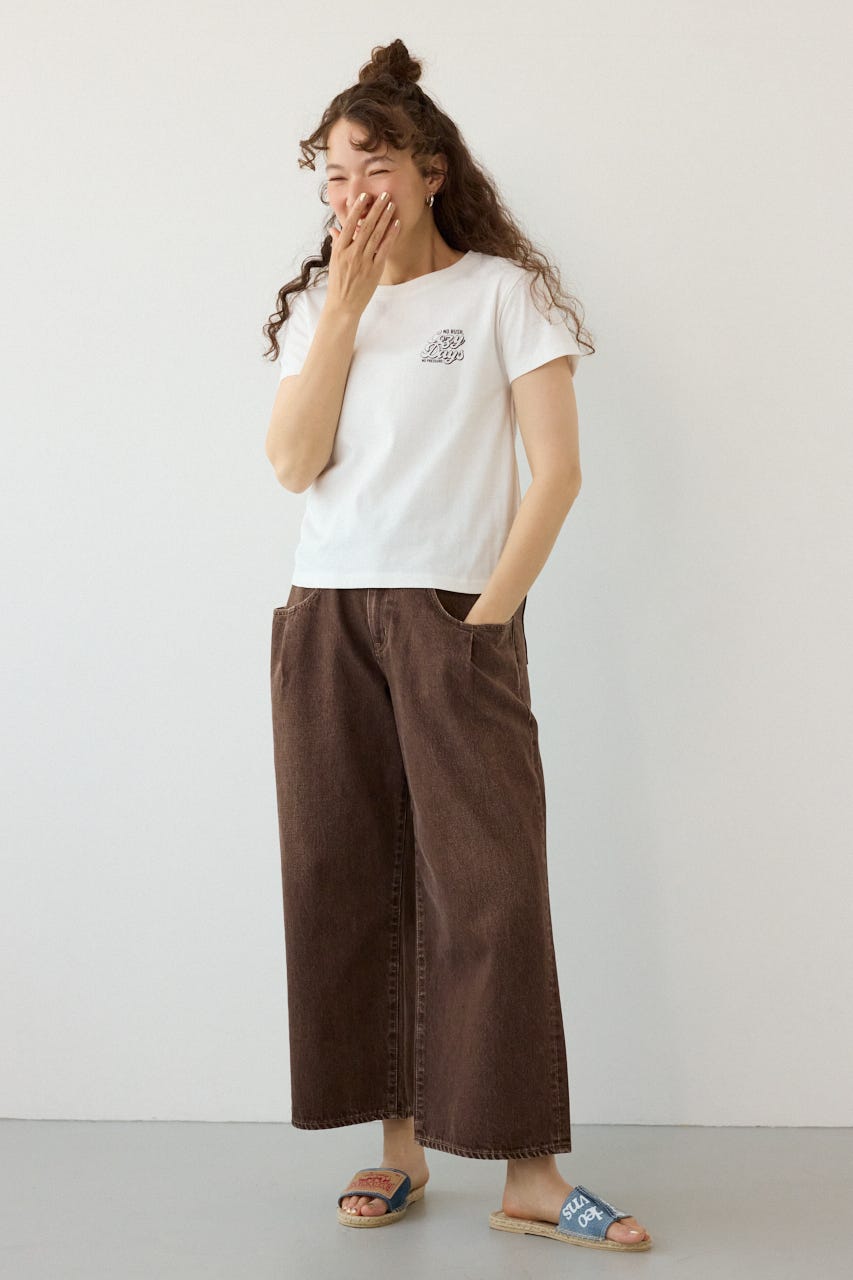 Doodle Cozy days Tシャツ O/WHT FREE