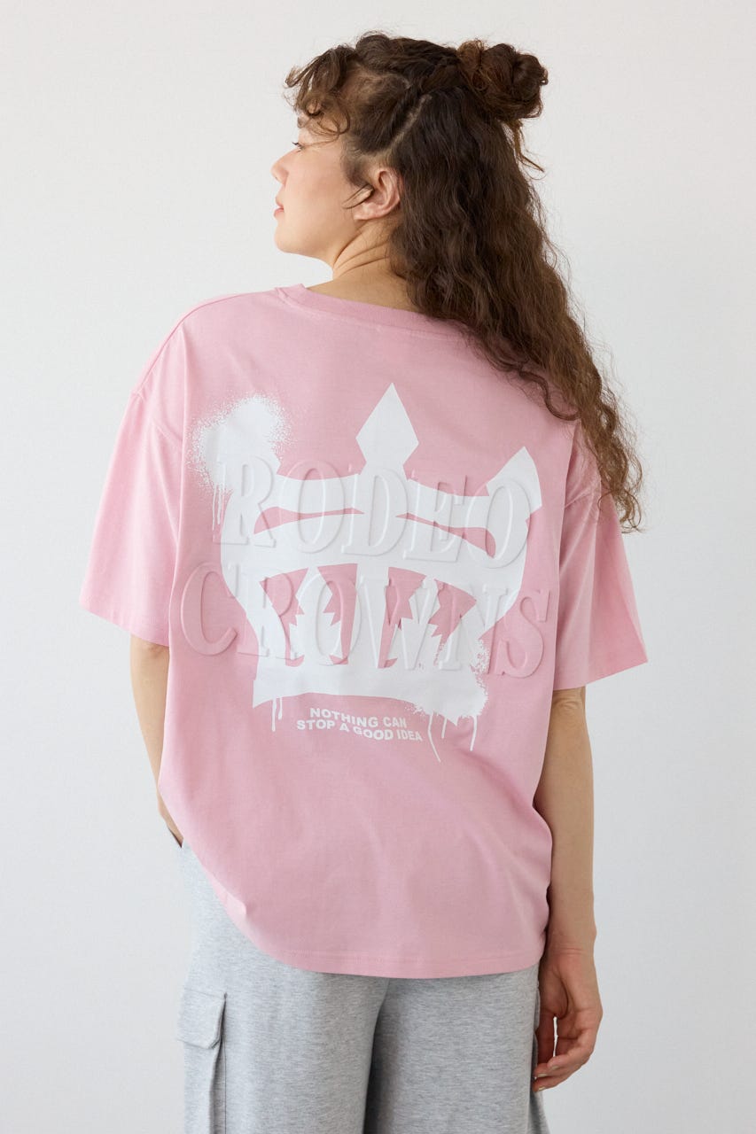 MASTER PROTECT Spray ロゴTシャツ L/PNK FREE