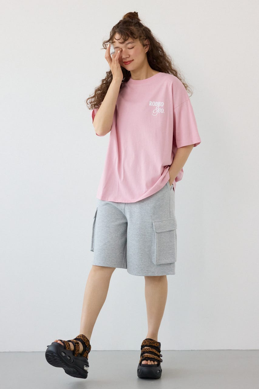 MASTER PROTECT Spray ロゴTシャツ L/PNK FREE