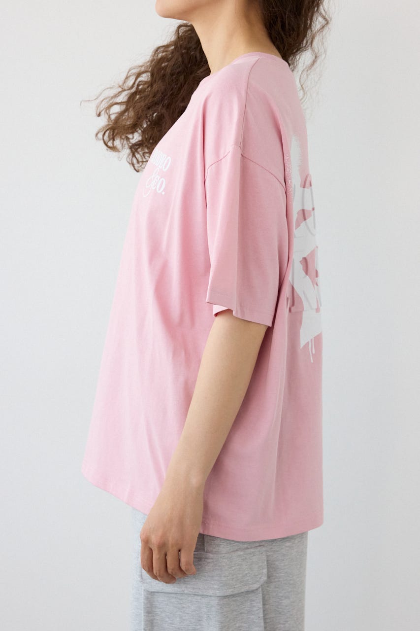 MASTER PROTECT Spray ロゴTシャツ L/PNK FREE