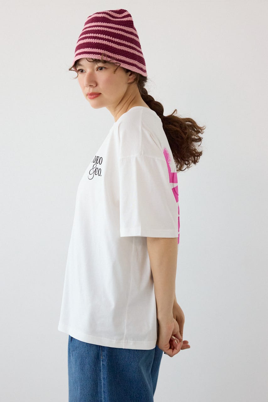MASTER PROTECT Spray ロゴTシャツ O/WHT FREE