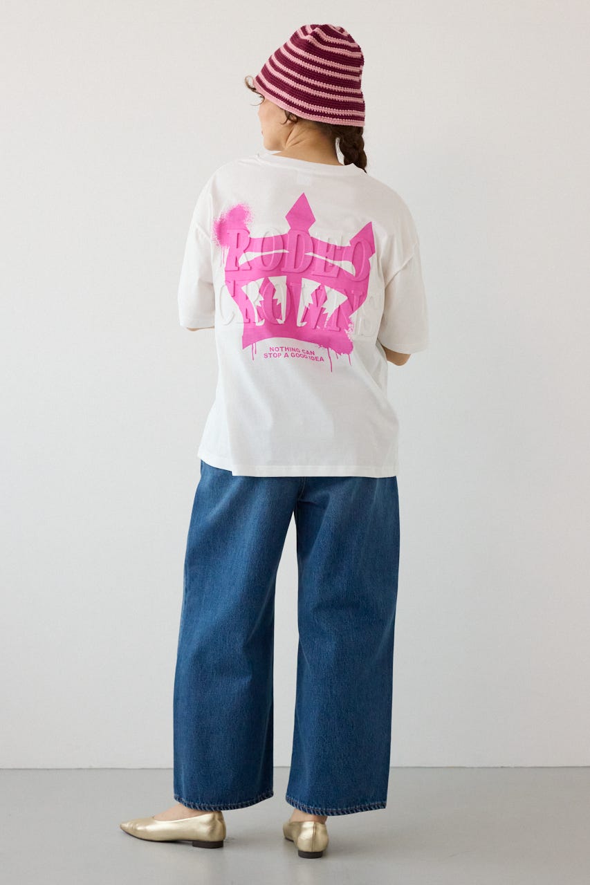 MASTER PROTECT Spray ロゴTシャツ O/WHT FREE