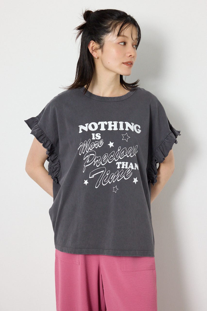 Vintage アソートフリル Tシャツ C.GRY FREE