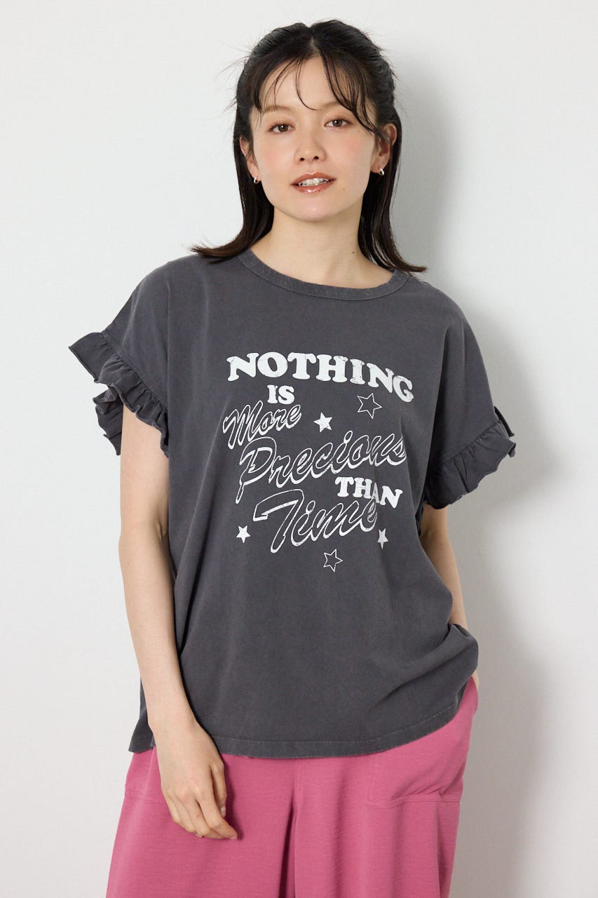 Vintage アソートフリル Tシャツ C.GRY FREE