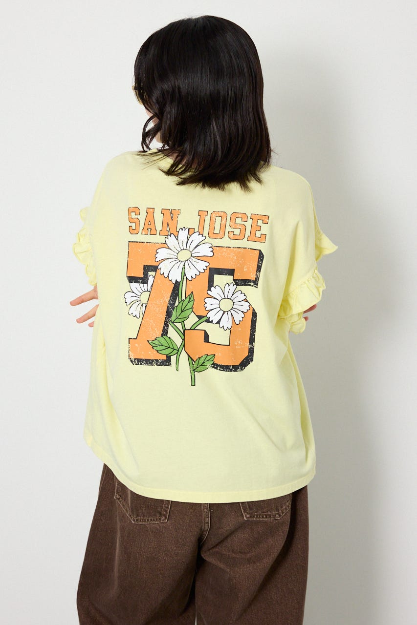 Vintage アソートフリル Tシャツ L/YEL FREE