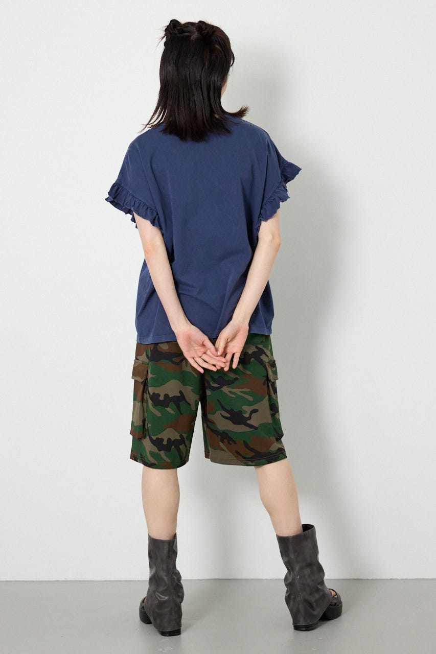 Vintage アソートフリル Tシャツ NVY FREE
