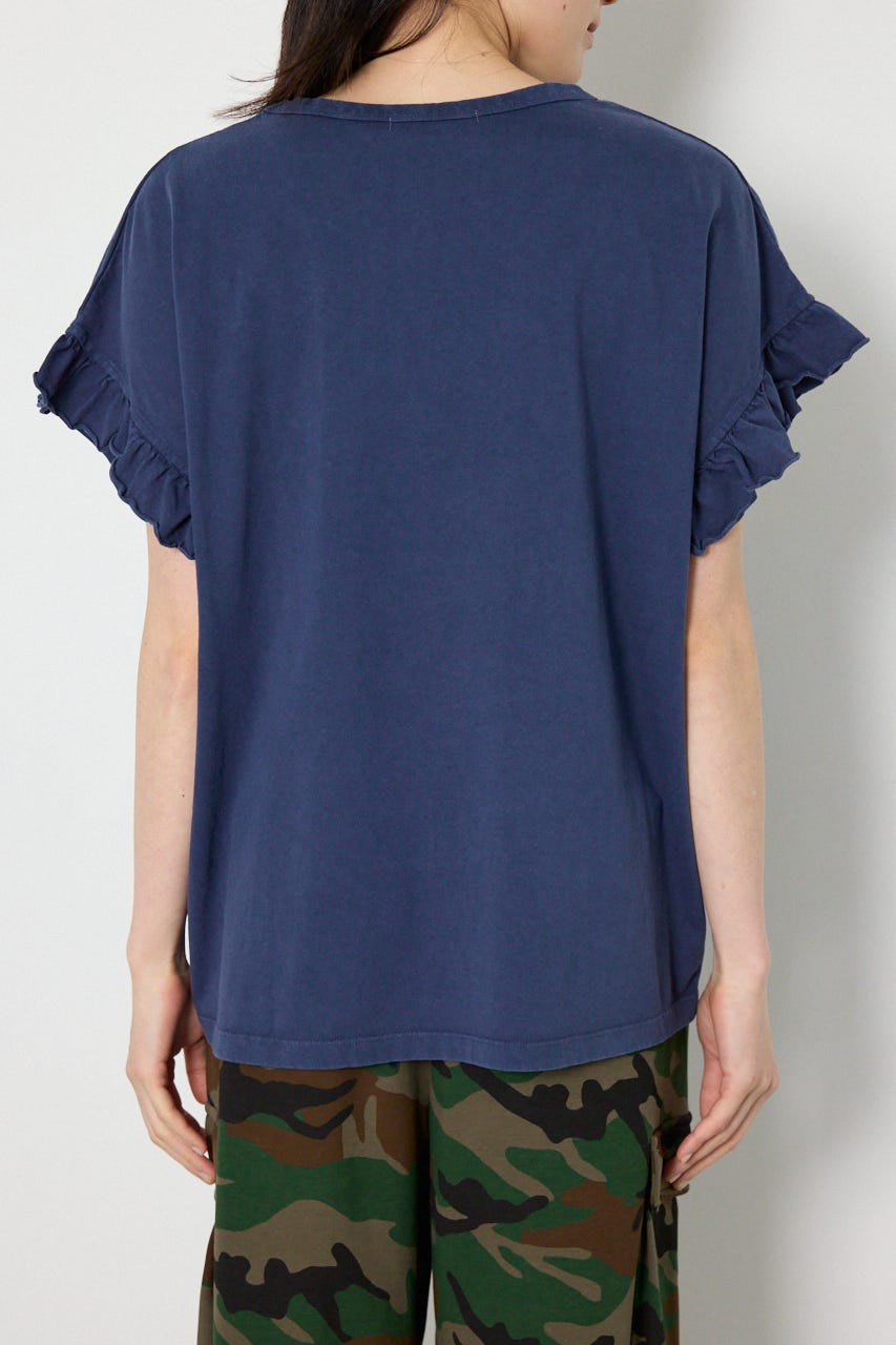 Vintage アソートフリル Tシャツ NVY FREE