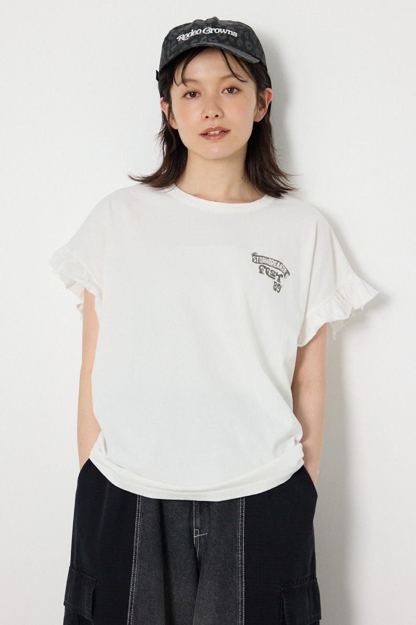 Vintage アソートフリル Tシャツ O/WHT FREE