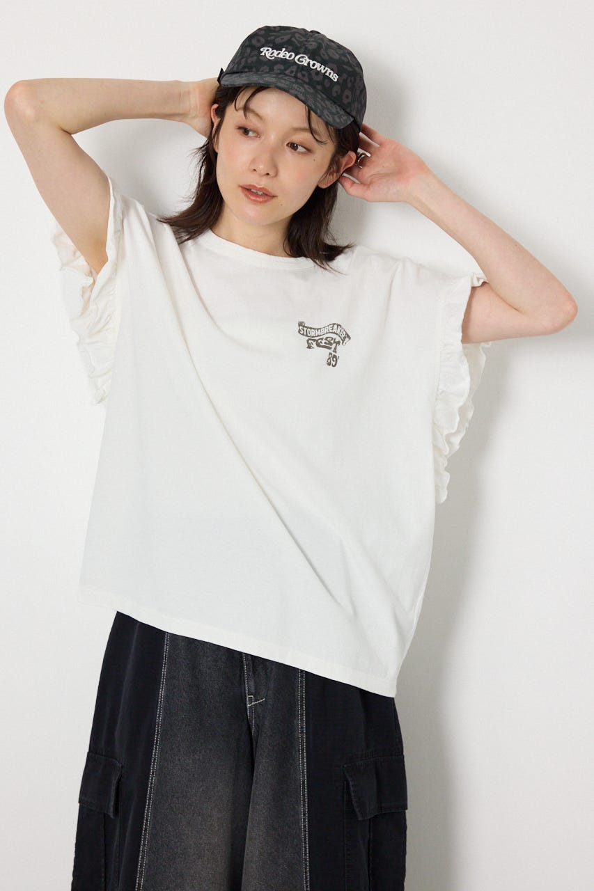 Vintage アソートフリル Tシャツ O/WHT FREE
