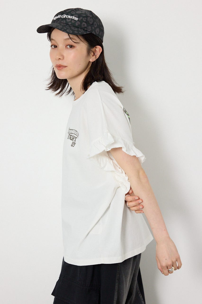 Vintage アソートフリル Tシャツ O/WHT FREE