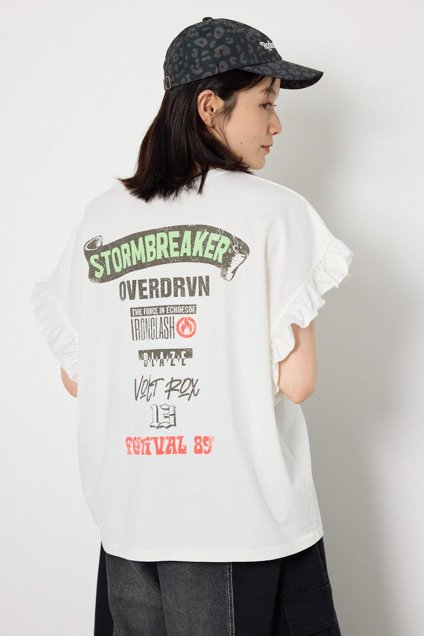 Vintage アソートフリル Tシャツ O/WHT FREE