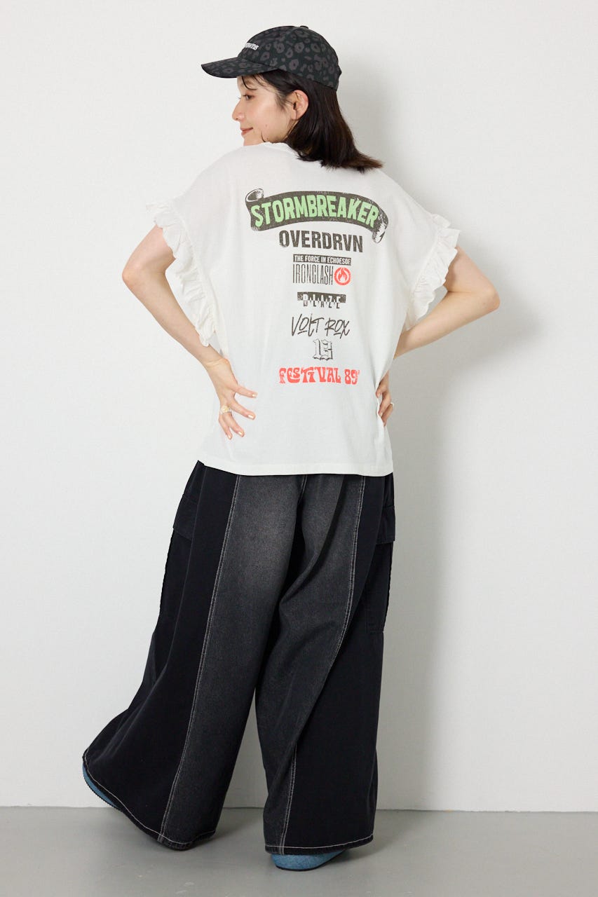 Vintage アソートフリル Tシャツ O/WHT FREE