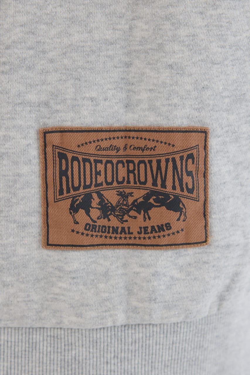 グランジロゴデニムアップリケワンピース L/T.GRY FREE