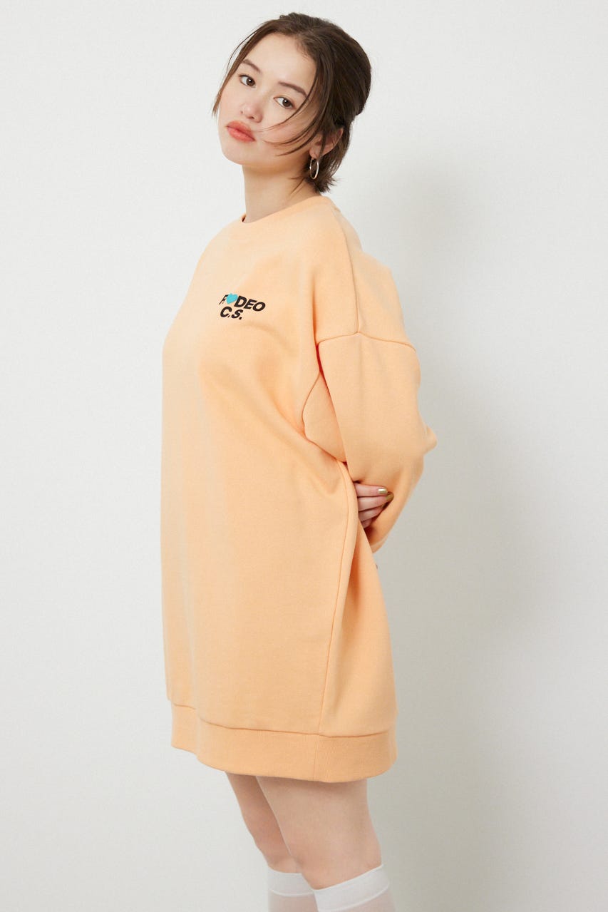 バックハートロゴワンピース L/ORG FREE