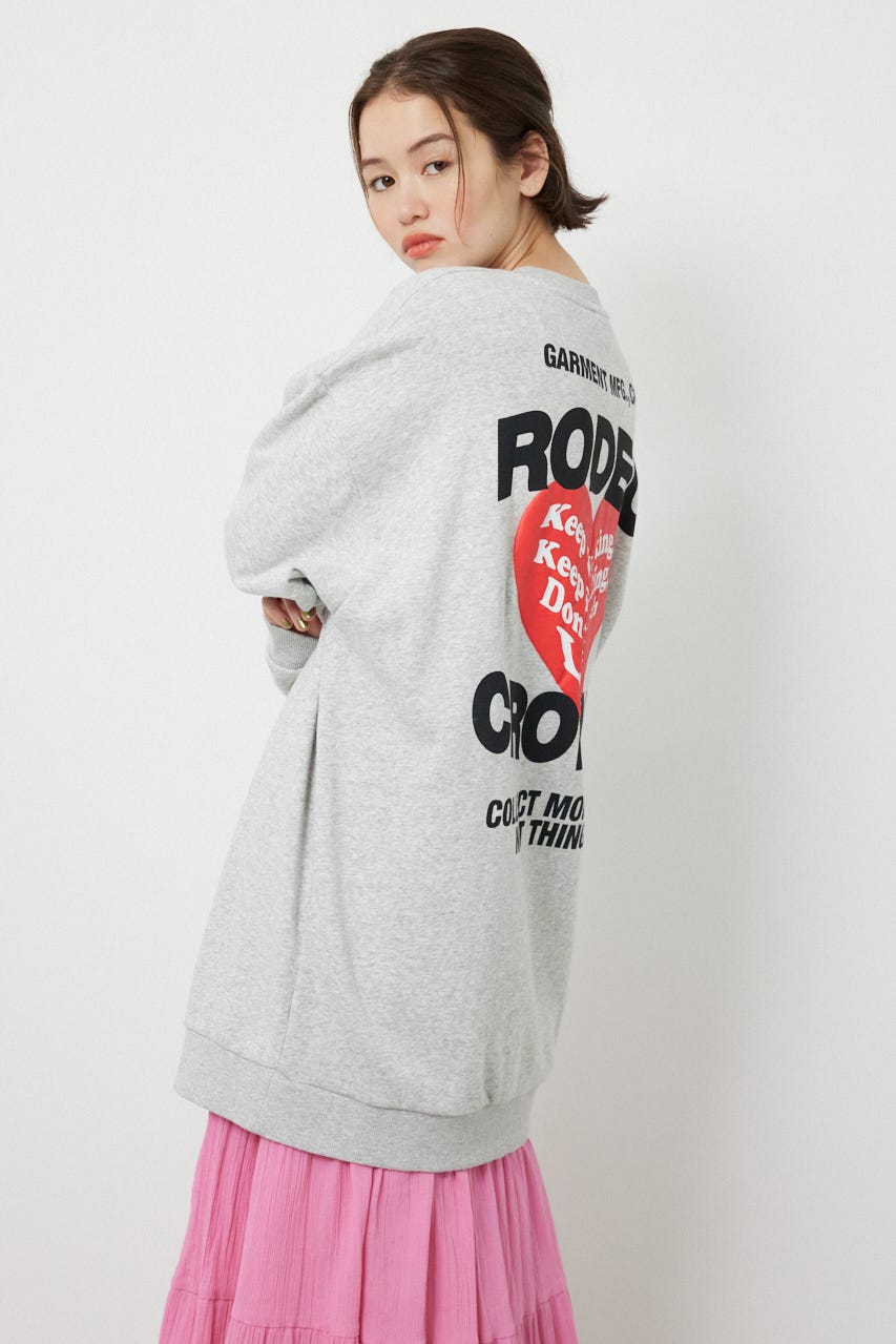 バックハートロゴワンピース L/T.GRY FREE