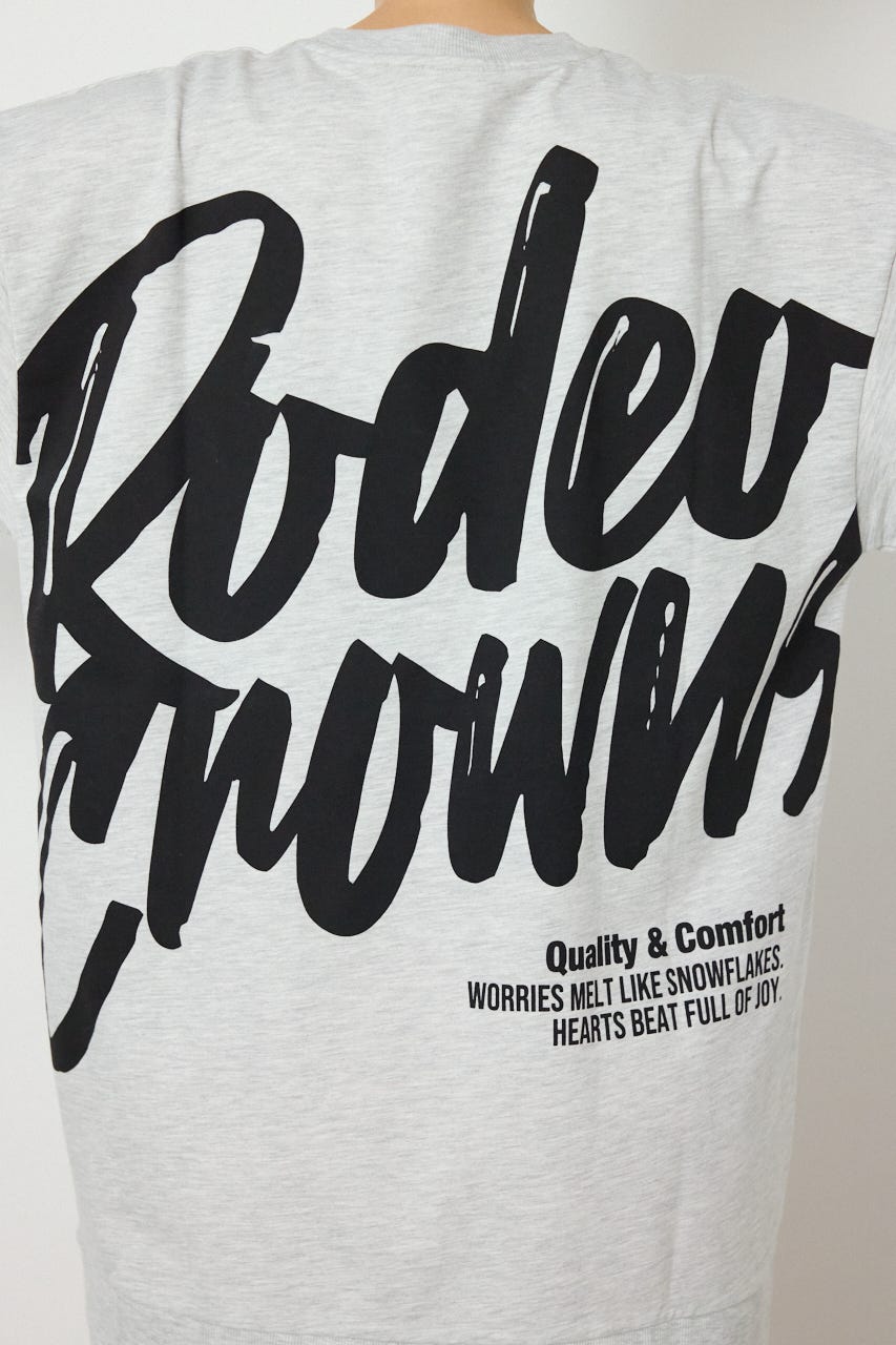 【SS先行アイテム】ペイントロゴハーフスリーブワンピース L/T.GRY FREE