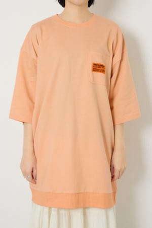 【SS先行アイテム】ペイントロゴハーフスリーブワンピース