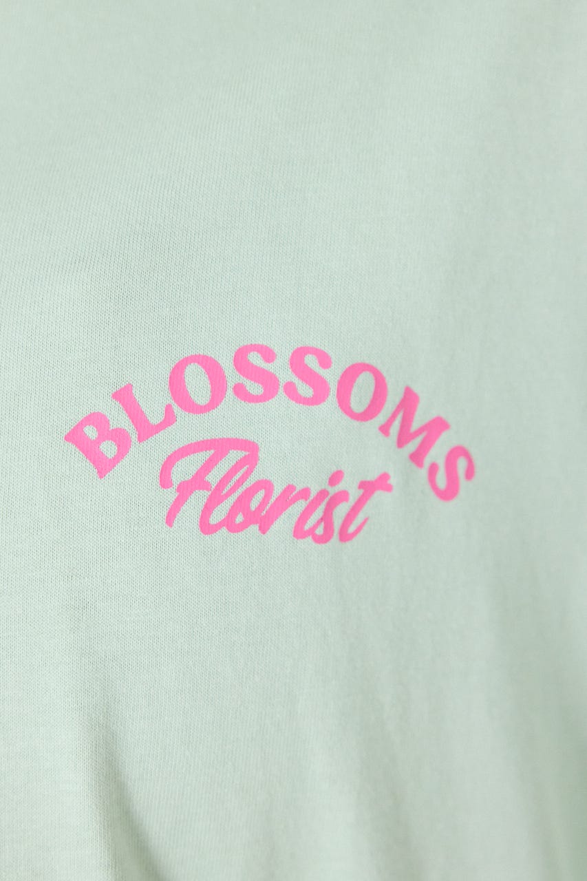EMBROIDERY FLOWERSワンピース L/BLU FREE