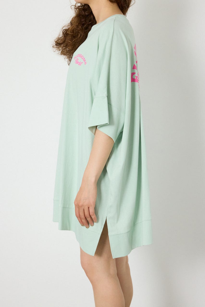 EMBROIDERY FLOWERSワンピース L/BLU FREE